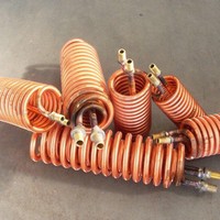 Finning copper coils